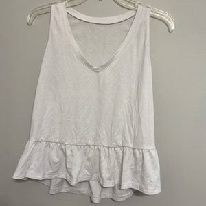 LYANER white crop top